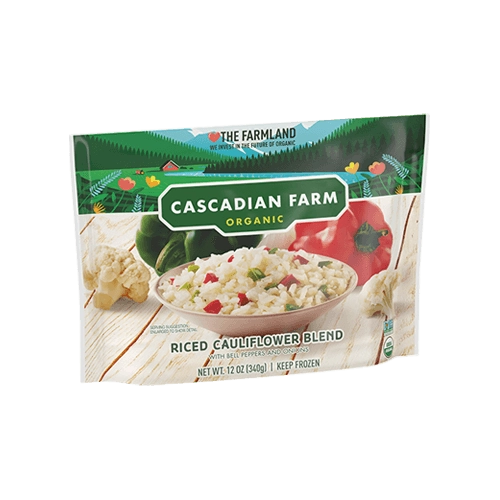 Cascadian Farm Frozen Riced Cauliflower Blend With Bell Peppers