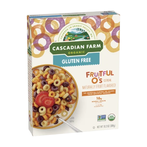 Cascadian Farm Gluten Free Fruitful O’s Cereal