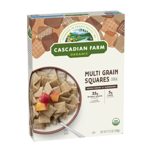 Cascadian Farm Multi Grain Squares Cereal