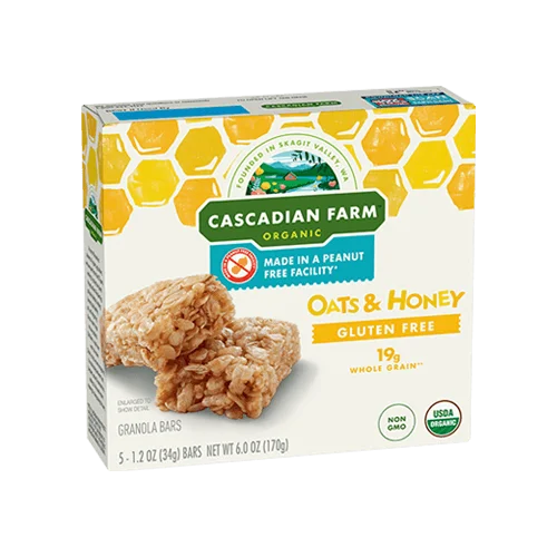 Cascadian Farm Oats And Honey Granola Bar