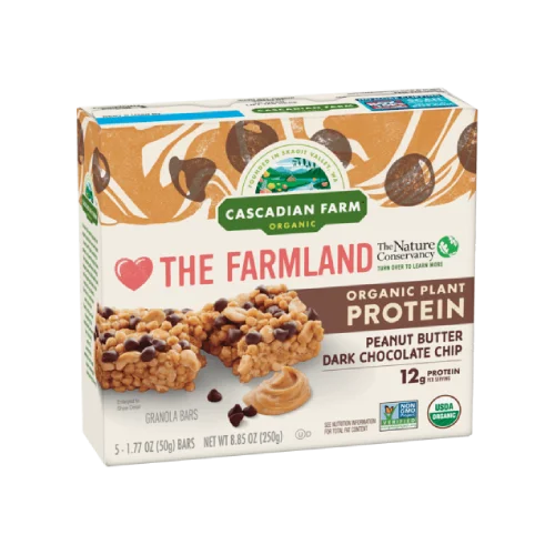 Cascadian Farm Peanut Butter Dark Chocolate Chip Protein Chewy Bar