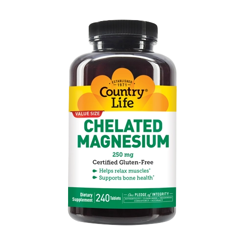 Country Life Vitamins Chelated Magnesium