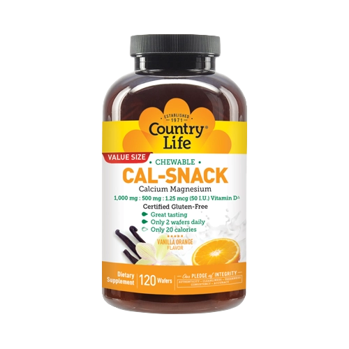 Country Life Vitamins Chewable Cal-Snack