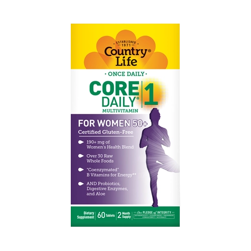 Country Life Vitamins Core Daily-1® for Women 50+ Multivitamin