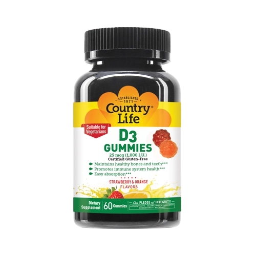 Country Life Vitamins D3 Gummies