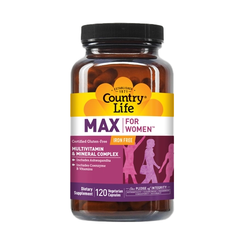 Country Life Vitamins MAX for Women™ Iron Free