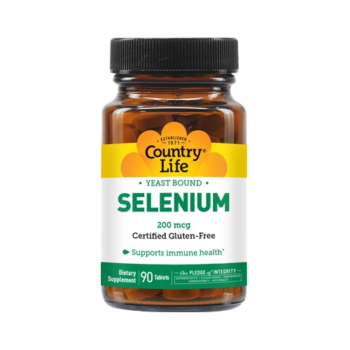 Country Life Vitamins Selenium 200 mcg