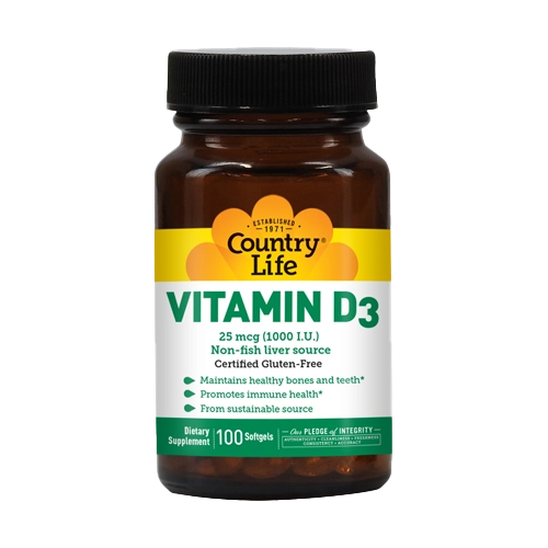 Country Life Vitamins Vitamin D3 1