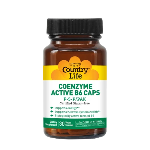 Country Life Vitamins Active B-6 50mg