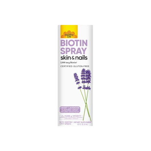 Country Life Vitamins Biotin Spray Sweet Lavender
