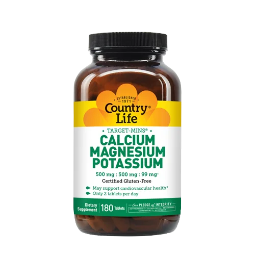Country Life Vitamins Calcium Magnesium Potassium