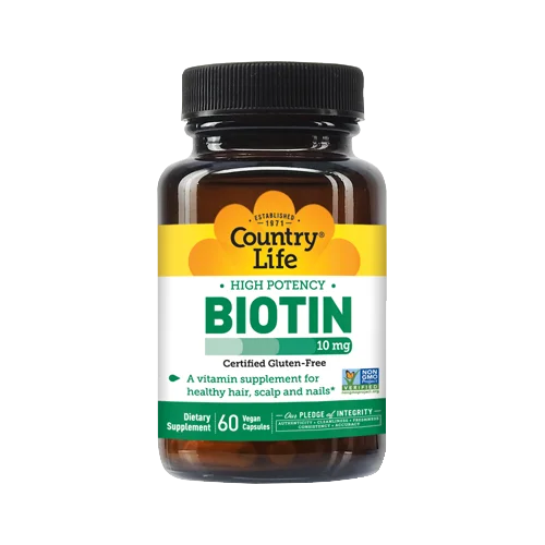 Country Life Vitamins High Potency Biotin 10 mg