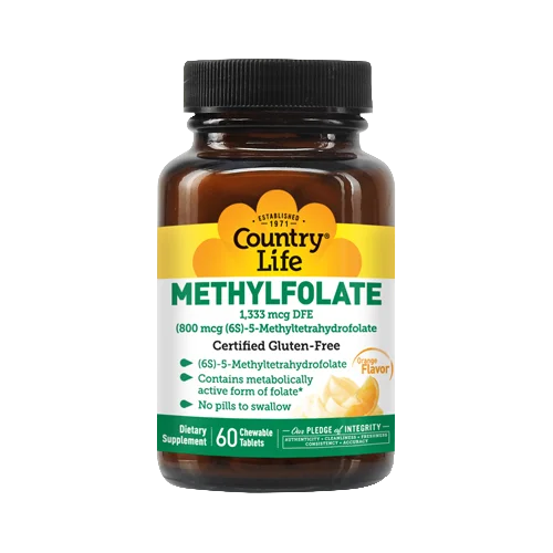Country Life Vitamins Methylfolate Chewable Tablets
