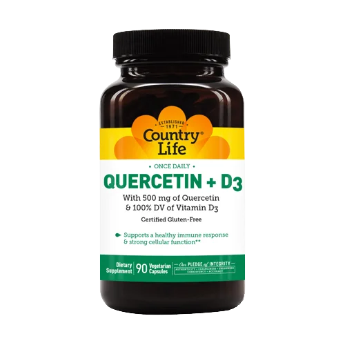 Country Life Vitamins Quercetin + D3