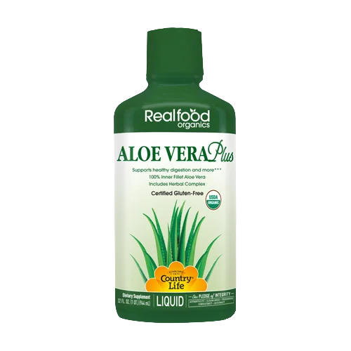 Country Life Vitamins Realfood Organics® Aloe Vera Plus