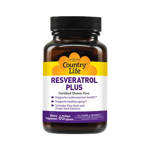 Country Life Vitamins Resveratrol Plus