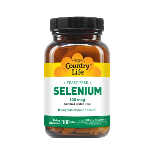 Country Life Vitamins Selenium 100 mcg