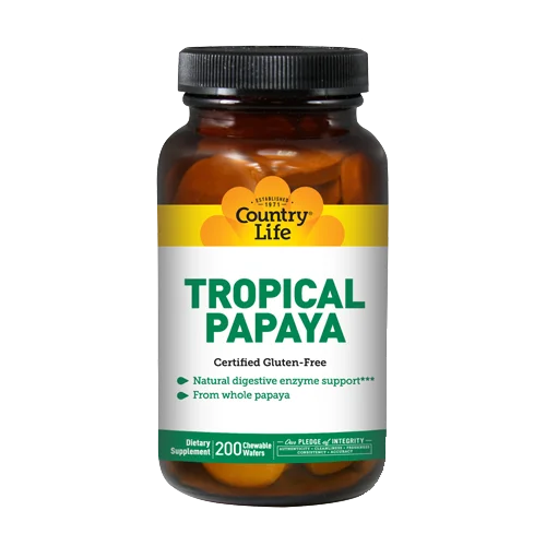 Country Life Vitamins Tropical Papaya Chewables