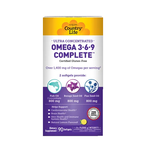 Country Life Vitamins Ultra Omega 3•6•9