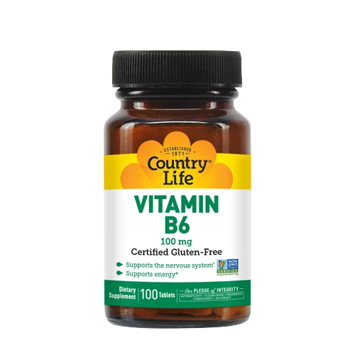 Country Life Vitamins Vitamin B-6 100 mg
