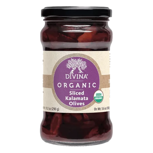 Divina Organic Sliced Kalamata Olives