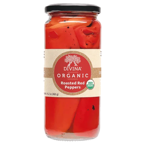 Divina Organic Roasted Red Peppers