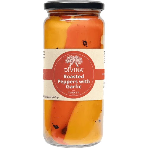 Divina Roasted Red & Yellow Peppers with Garlic