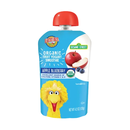 Earth's Best Apple Blueberry Fruit Yogurt Smoothie