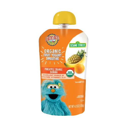 Earth's Best Pineapple Orange Banana Fruit Yogurt Smoothie