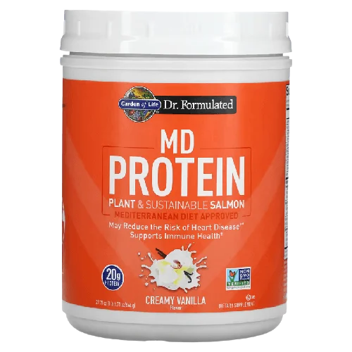 Garden of Life - Protein section Dr. Formulated MD Protein Plant & Sustainable Salmon Creamy Vanilla