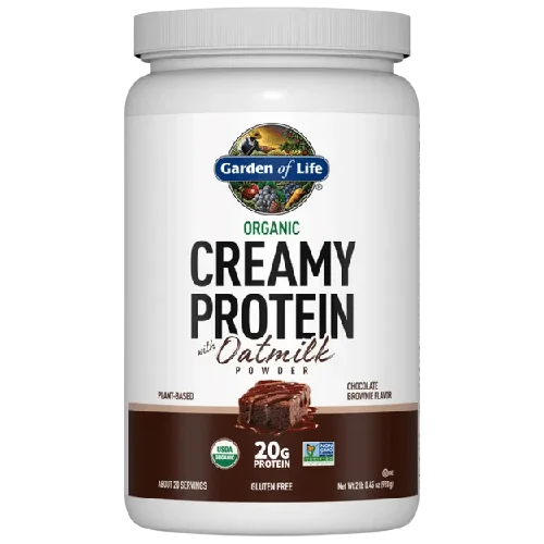 Garden of Life - Protein section Organic Creamy Protein with Oatmilk – Chocolate Brownie