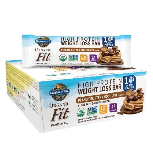 Garden of Life - Protein section Organic Fit Plant Based Protein Bars - Peanut Butter Chocolate