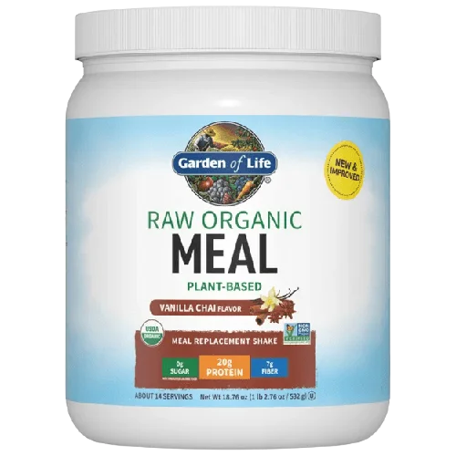 Garden of life proteins Raw Organic Meal Vanilla Spiced Chai Powder