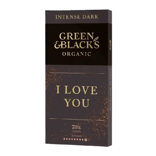 Green & Black's I Love You Dark 70%