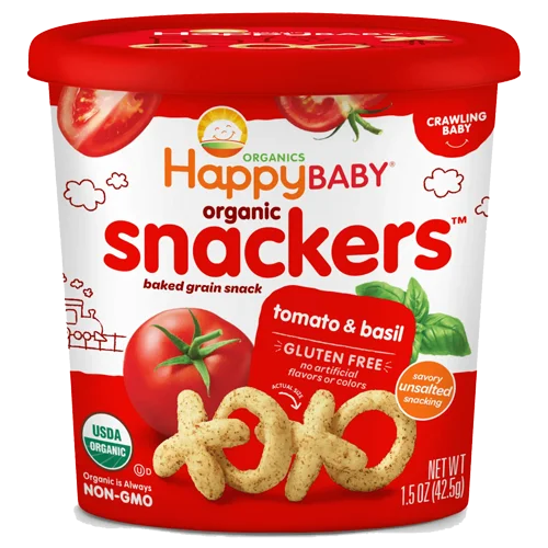 Happy Family Organics Tomato & Basil Snackers