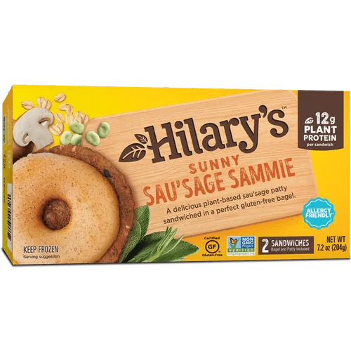 Hilary's Eat Well Sunny Sau'sage Sammie