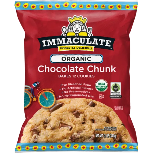 Immaculate Baking Organic Chocolate Chunk Cookie Dough