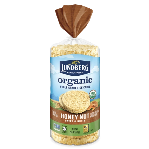 Lundberg Family Farms Organic Honey Nut Rice Cakes