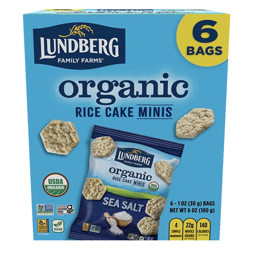 Lundberg Family Farms Organic Rice Cake Minis - Sea Salt
