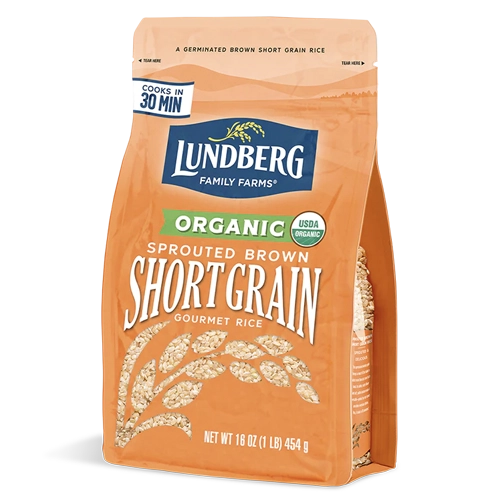 Lundberg Family Farms Organic Sprouted Short Grain Brown Rice