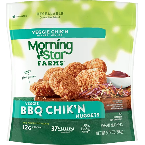 Morningstar Farms Veggie Bbq Chik'n Nuggets