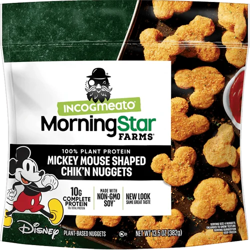 Morningstar Farms Mickey Mouse Shaped Plant-based Chik’n Nuggets