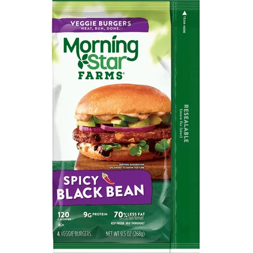 Morningstar Farms Spicy Black Bean Burgers