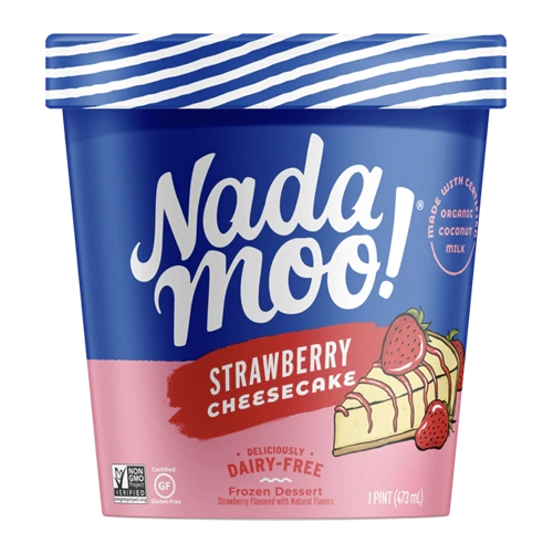 NadaMoo Strawberry Cheesecake