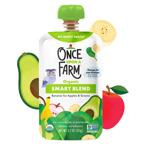 Once Upon a Farm Bananas for Apples & Greens Smart Blend