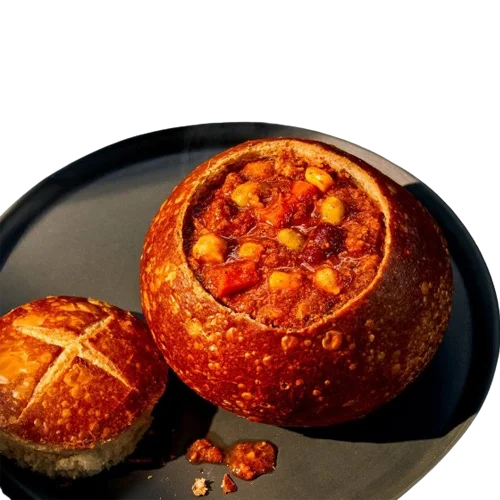 Panera Bread Turkey Chili Bread Bowl