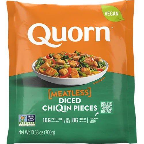 Quorn Vegan Meatless Diced ChiQin Pieces