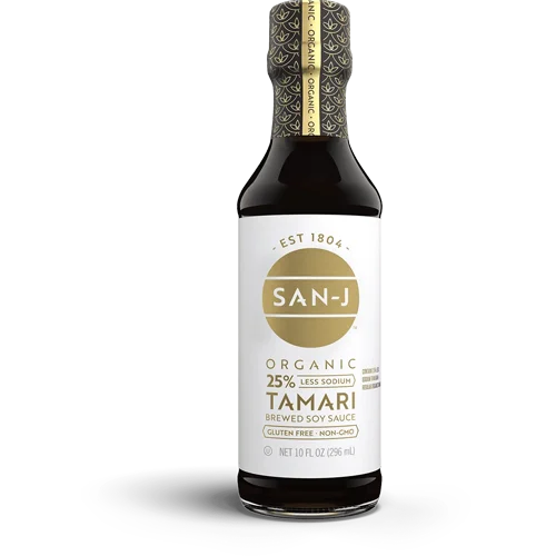 San-J Organic Tamari 25% Less Sodium Soy Sauce