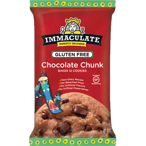 Immaculate Baking Gluten Free Chocolate Chunk Cookie Dough