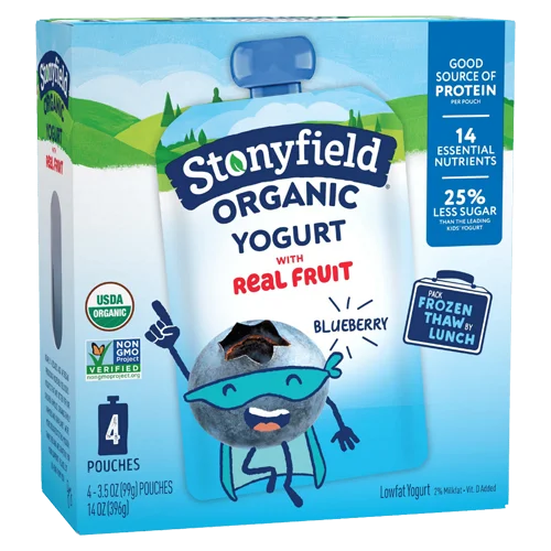 Stonyfield Farm Blueberry Lowfat Yogurt